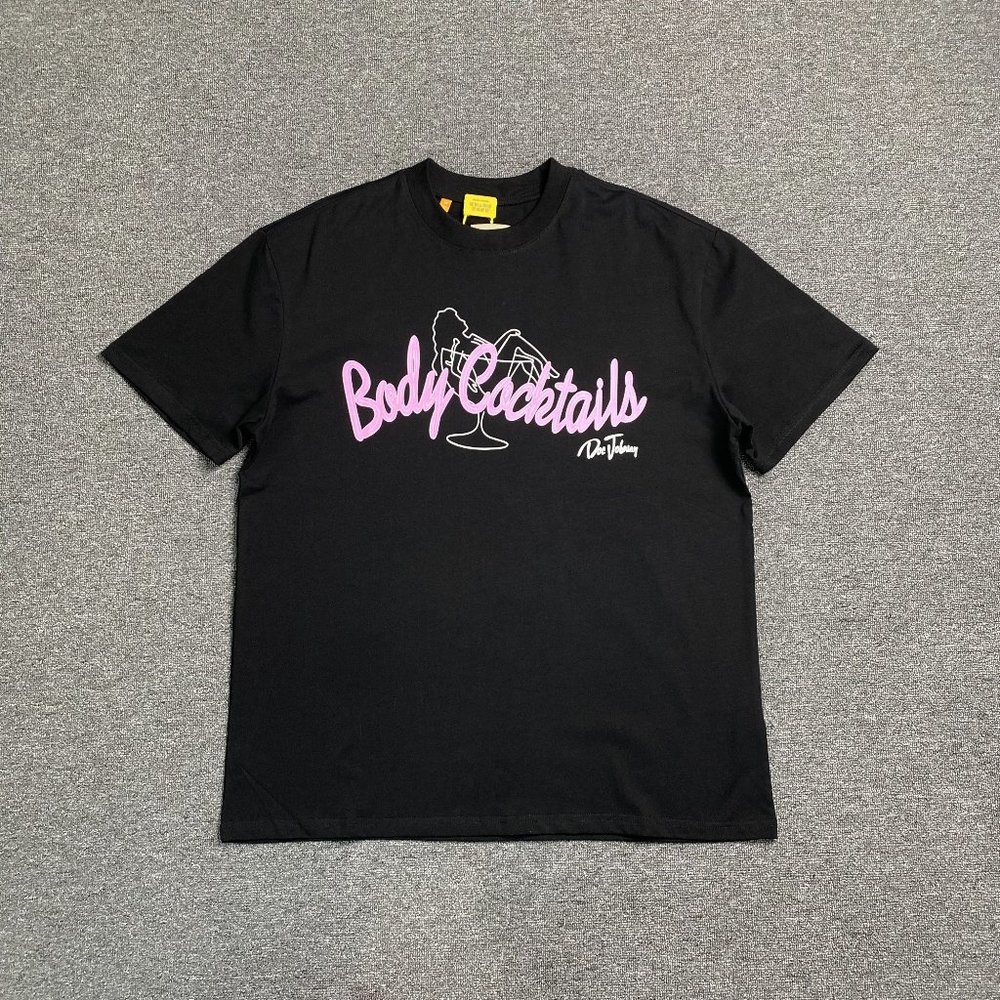 Gallery Black Short Sleeve Letter Overlay T-Shirt